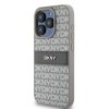 DKNY DKHCP15XPRTHSLE iPhone 15 Pro Max 6.7  beżowy/beige hardcase Leather Mono Stripe & Metal Logo